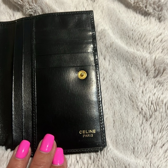 Authentic Celine wallet with coin purse - Picture 4 of 10